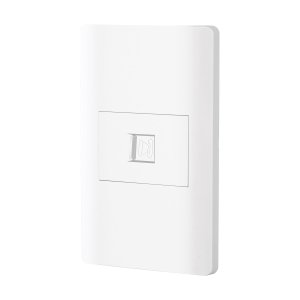 Placa armada blanca 1 toma para teléfono 1.5 mód, Lisboa 47964