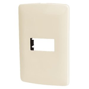 Placa 1 módulo de ABS, línea Italiana, color marfil, Volteck 48088