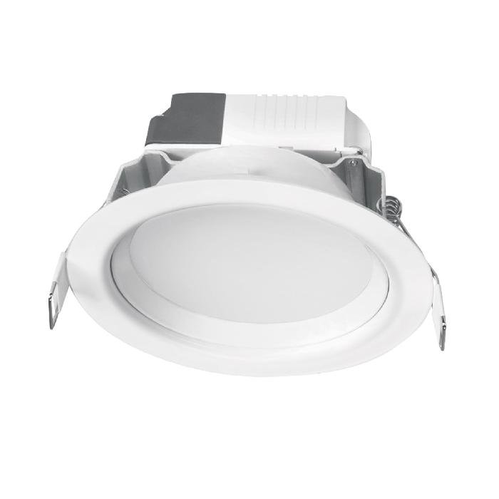 48094.jpg Luminario LED empotrado redondo de 5 W, luz cálida, Volteck 48094 - Image 1