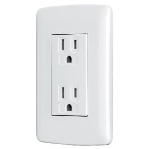 Contacto dúplex aterrizado, color blanco, línea Italiana  48130