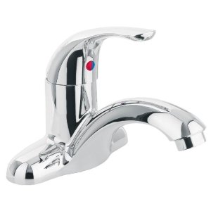 Monomando plástico para lavabo, nariz curva, Foset Basic 48191