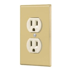 Placa armada 2 contactos polarizados,línea Standard, alumini 48494