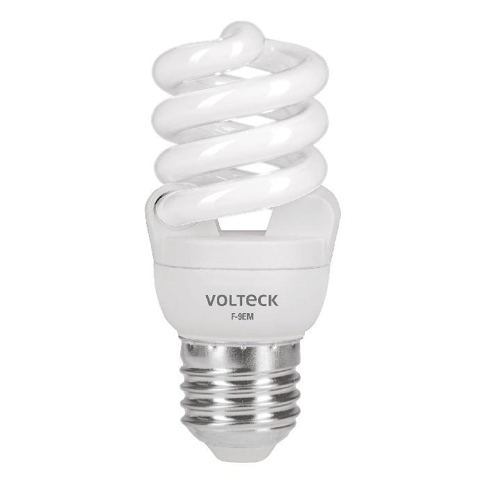 48500.jpg Lámpara espiral mini T2 9 W luz de día en blíster, Volteck 48500 - Image 1