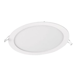 Luminario ultradelgado redondo p/empotrar 18W, luz de día 48548