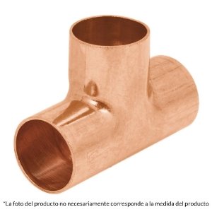 Tee sencilla de cobre 1-1/2', Foset 48864