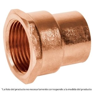 Conector de cobre, rosca interior 1-1/4', Foset 48898