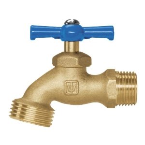 Llave para manguera, de latón, 120 g, 1/2', a granel, Foset 49085