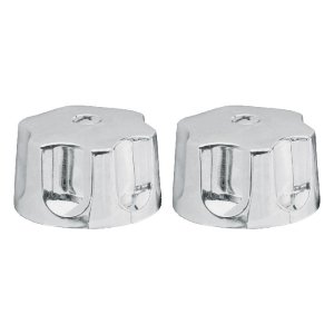 Juego 2 manerales plásticos p/mezcladora, hexagonales Basic 49389