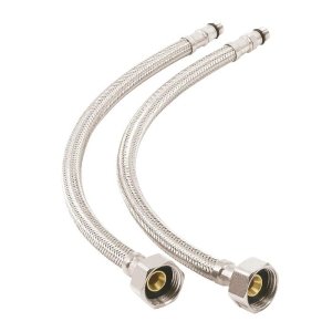 Juego de 2 mangueras para mezcladoras tipo monomando, Basic 49436