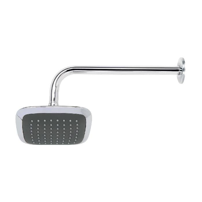 49451.jpg Regadera cuadrada plato ancho 6' brazo inox a muro, Aero 49451 - Image 1