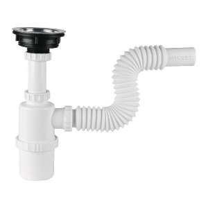 Céspol bote p/fregadero c/contracanasta, polipr, 1-1/2' 49506