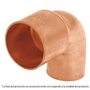 Codo 90° reducción de cobre de 1' x 1/2', Foset 49722