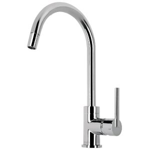 Monomando cromo nariz retráctil para fregadero, Element 49914