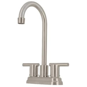 Mezcladora satín 4' para lavabo cuello tipo bar, Element 49942