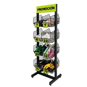 Rack botadero, metálico, 4 niveles, Truper 50030