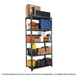 Estante metálico 5 repisas capacidad 80 kg, Truper 51580