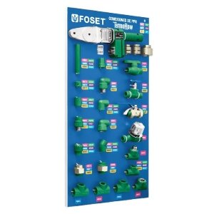 Exhibidor con conexiones de PPR, Foset 55788