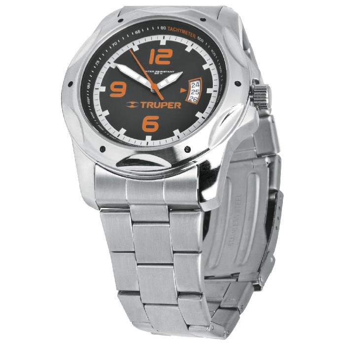 60072.jpg Reloj para caballero, acero inoxidable, Truper 60072 - Image 1