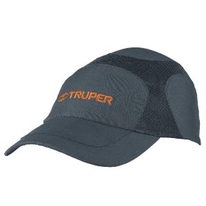 Gorra Truper color gris, 100% poliéster respirable 60435