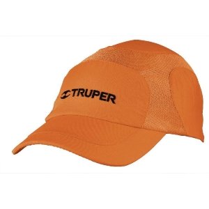 Gorra Truper color naranja, 100% poliéster respirable 60438