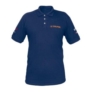 Playera polo azul, para caballero, talla G, Truper 60463