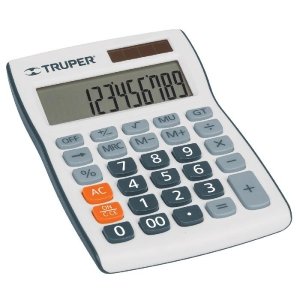 Calculadora 15 cm de escritorio, Truper 60481