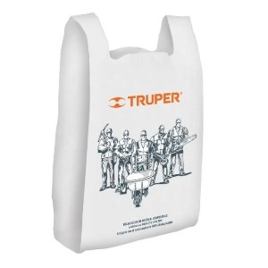 Bolsa plástica biodegradable de 34 x 60 cm, Truper