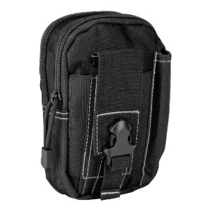 Bolso táctico negro para cinturón, Truper 67021