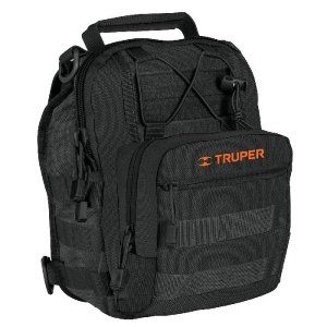 Mochila táctica negra de hombro, Truper 67022