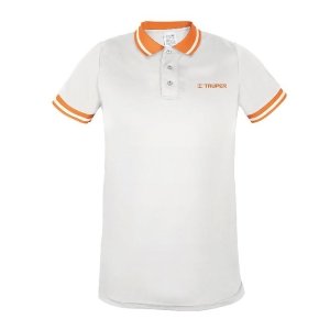 Playera polo performance blanca, para caballero, talla CH 69973