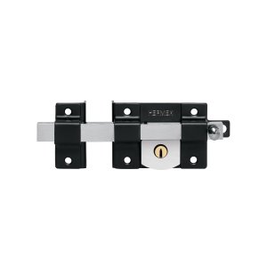 Cerradura de barra libre, izquierda, negra HERMEX