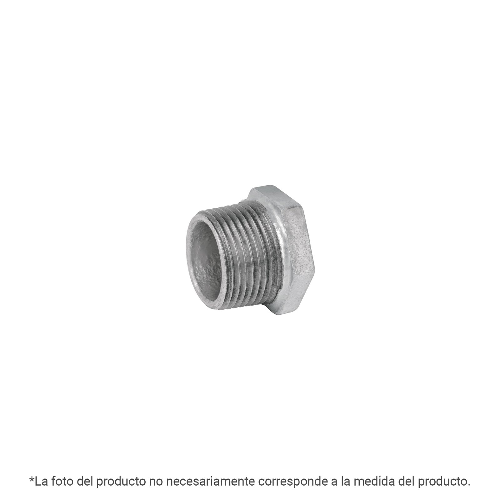 CG-226.jpg Reducción bushing acero galvanizado 1/2x1/4', FOSET - Image 1