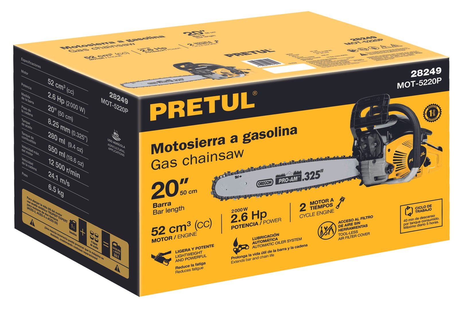 CJ-MOT-5220P.jpg Caja de empaque de repuesto para MOT-5220P, Pretul - Image 1