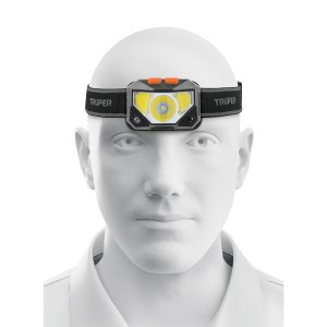 Linterna de minero LED 270 lm con sensor recargable, TRUPER