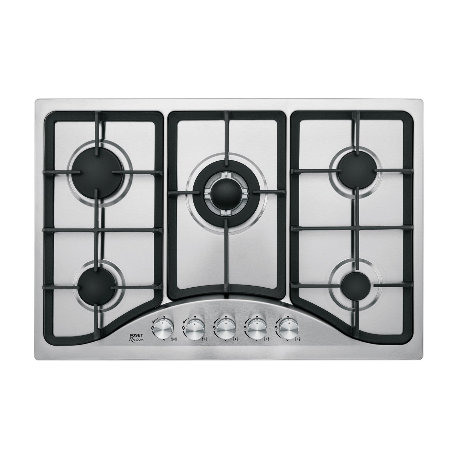 PAE-755GA.jpg Parrilla gas empotrable 75cm, 5 quem, acero inox, Riviera - Image 1